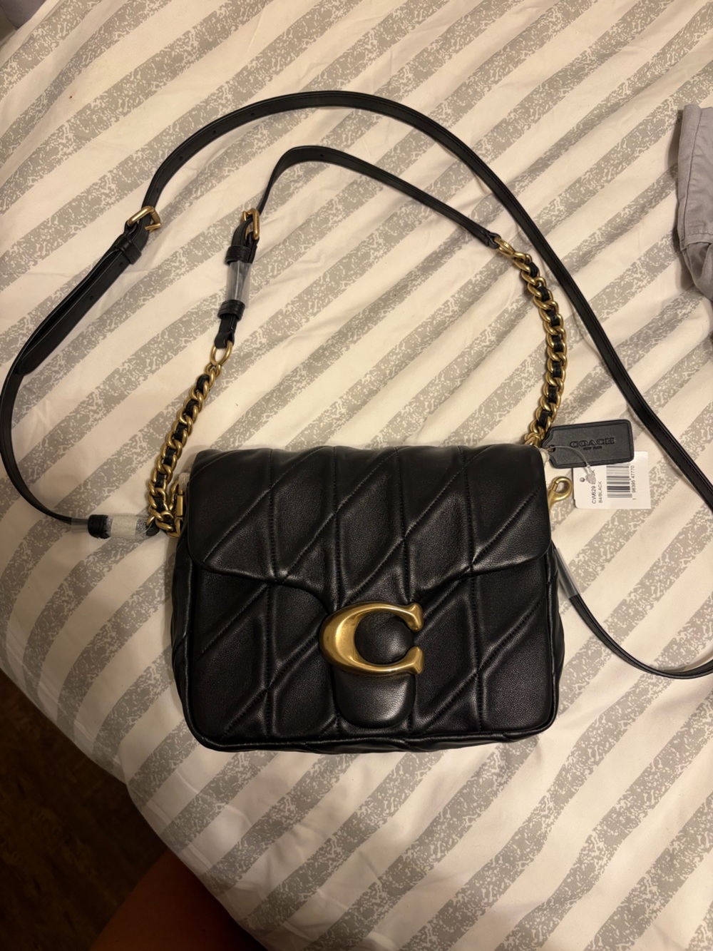 Coach Times Square Tabby Shoulder Bag With Quilting